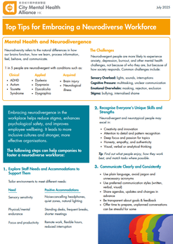 Top Tips for Neurodiversity Support